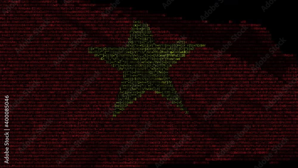 Poster moving digital flag of vietnam on the display. looping animation