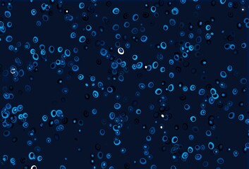 Light BLUE vector backdrop with dots.