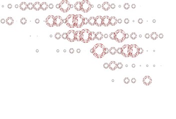 Light Orange vector texture with disks.