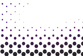 Light purple vector background with bubbles.