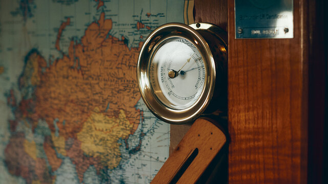 barometer and map