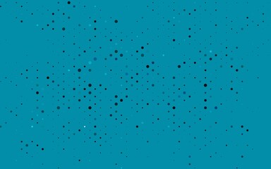 Light BLUE vector pattern with spheres.