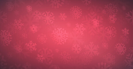 Naklejka na ściany i meble Arrière-plan festif de Noël avec des flocons de neige
