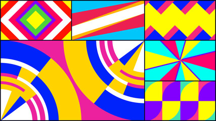 Colorful Abstract Shape Transitions