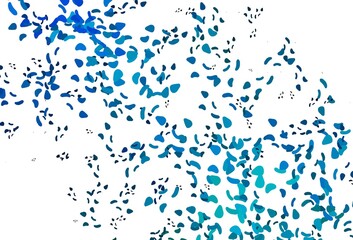 Light Blue, Green vector texture with random forms.