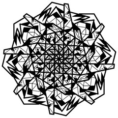 Mandala, geometric pattern