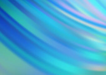 Light Blue, Green vector template with bubble shapes.