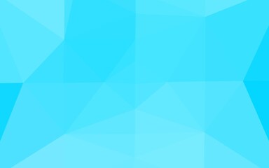 Light BLUE vector polygonal template.