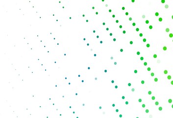 Light Blue, Green vector texture with disks.