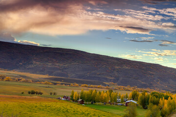 Colorado  fields at autumn