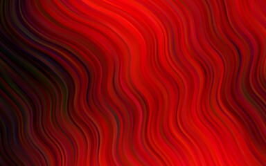 Light Red vector background with liquid shapes.