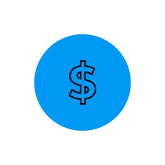 Isolated money financials digital marketing icon- Vector