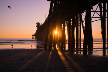 sunset at the beach