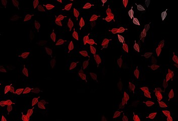 Dark Red vector hand painted pattern.