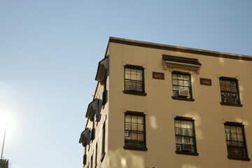 rooftop in new york bright day