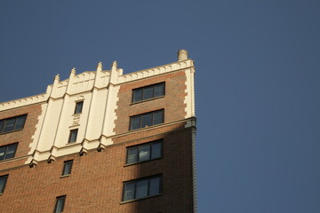 upward view of a rooftop