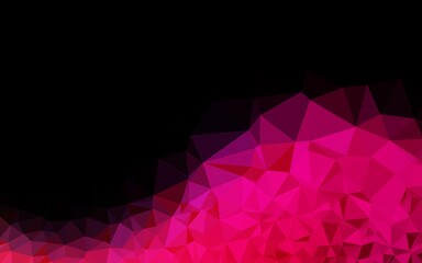 Light Purple, Pink vector polygon abstract layout.