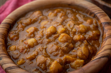 channa masala, traditional indian food