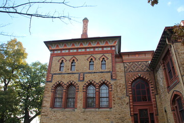 Artistic building in Olana State Park, Hudson, New York