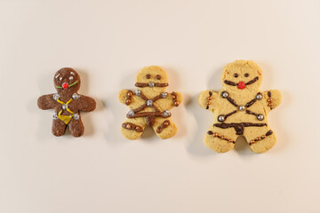 BDSM themed gingerbread cookies. fun looking cookies and a glass of milk. Sexy cookie with mouth...