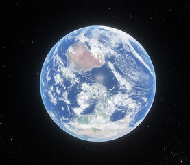 earth in space