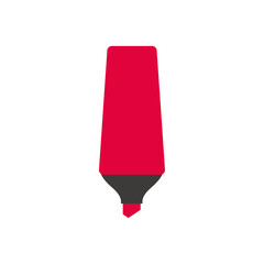 Highlighter icon design template vector isolated illustration