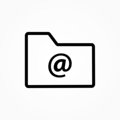 set of email icons