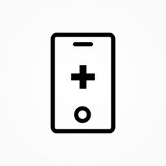  mobile phone medical record check up access icon