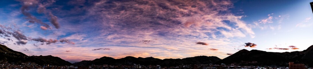 misty clouds in the Andean sky © jofes