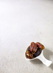 dates and spoon