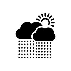 Black solid icon for currently
