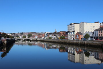 Fototapeta na wymiar River in Cork