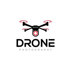 Drone Logo. Drone Photography Logo design vector