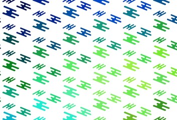 Light Multicolor, Rainbow vector layout with flat lines.