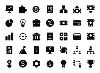business basic Solid icons