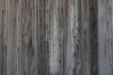 old wood plank with rust nails texture abstract background