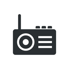 Retro radio icon