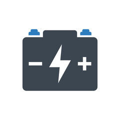 Car battery icon