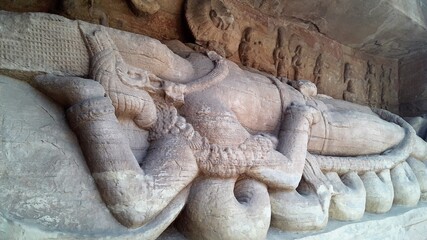 Fototapeta na wymiar Udaigiri caves, Madhya Pradesh, India