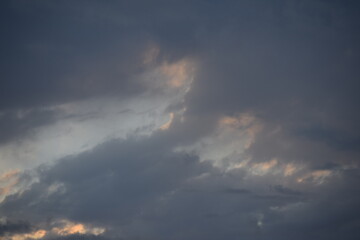 Obraz premium Natural cloudy/rainy sky