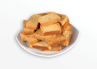 Crunchy Rusk or Toast for healthy life