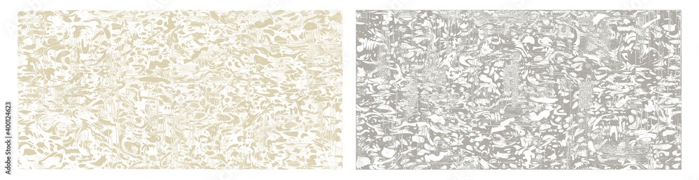 Poster light cross hatching paint strokes on canvas, hand drawn monochrome pattern. clean white irregular b