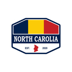 North Carolina Map Logo , Country Logo