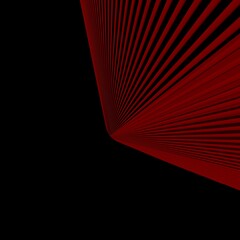 3d illustration. Red abstract background