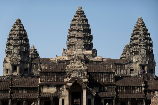 The ancient temple of Angkor Wat