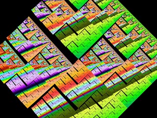 Imaginatory fractal background Image