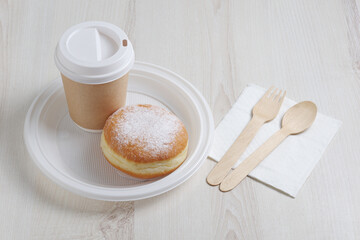 Donut and coffee