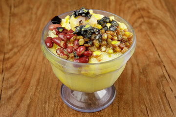 Delicious Malaysian sweet corn ice blanded