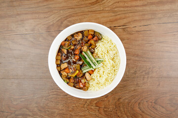 Delicious Korean food Jja Jang Noodle