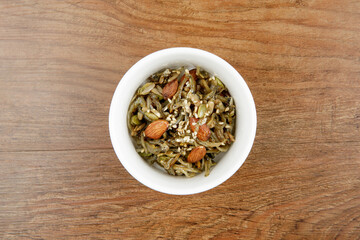 Delicious Korean food Anchovies & Nuts